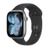 Apple Watch Series 11 46mm Aluminum Space Gray Case Black Sport Band M/L