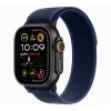 Apple Watch Series Ultra 2 49mm Black Titanium Case with Blue Trail Loop S/M
