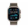 Apple Watch Series Ultra 2 49mm Natural Titanium Case with Titanium Milanese Loop L