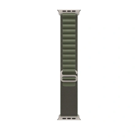 Apple Watch Series Ultra 49mm Titanium Case with Green Alpine Loop S
